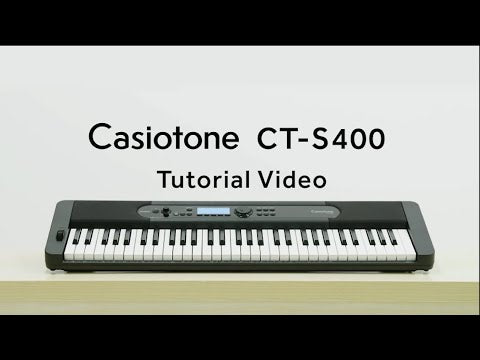 ORGANETA CASIO CT-S400, 5 OCTAVAS CON USB,CON ADAPTADOR