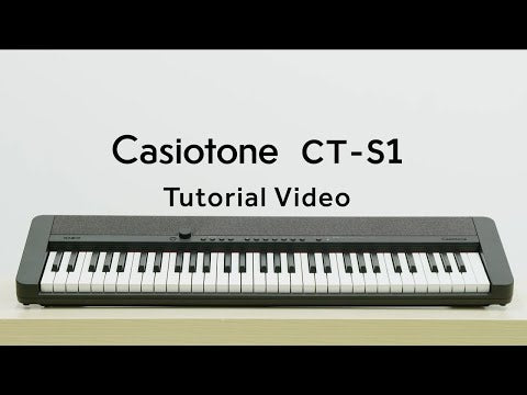 ORGANETA CASIO CT-S1BK, 5 OCTAVAS CON USB,CON ADAPTADOR