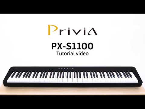 PIANO DIGITAL CASIO PX-S1100BK, 7 OCTAVAS