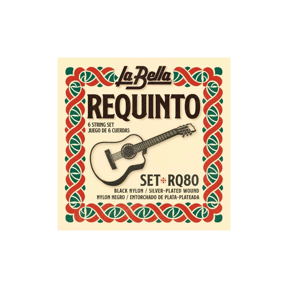 ENCORDADO GUITARRA ACUSTICA REQUINTO NYLON LA BELLA RQ 80