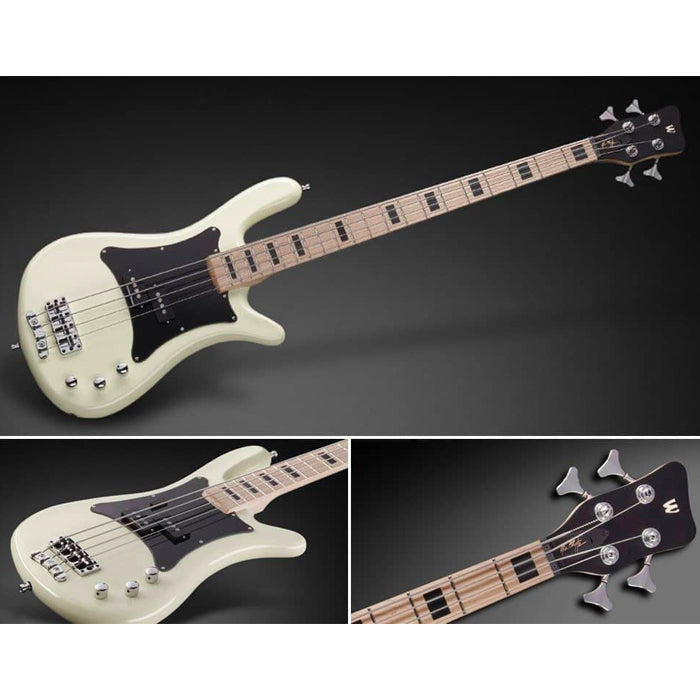 BAJO ELECTRICO 4 CUERDAS WARWICK RB ADAM CLAYTON, ARTIST LINE, WHITE