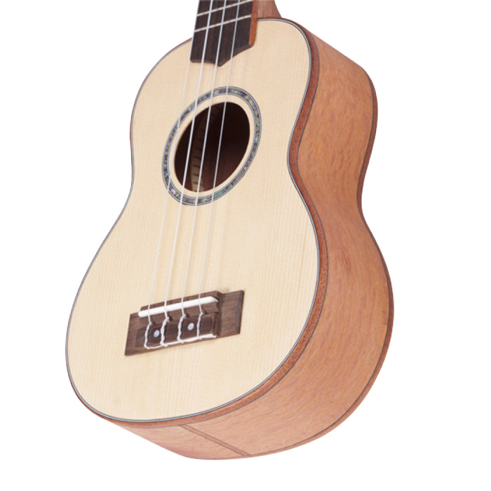 UKELELE SOPRANO ELECTROACUSTICO TEXAS KU-FSPC-SE, CON FORRO