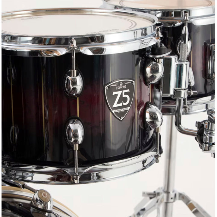 BATERIA 5 PIEZAS ZOWAG, Z5 SERIES BIRCH, PLATILLOS, Z5 FUSION, NIGHT BLUE PARTY