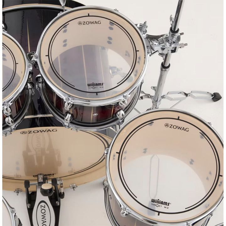 BATERIA 5 PIEZAS ZOWAG, Z5 SERIES BIRCH, PLATILLOS, Z5 FUSION, NIGHT BLUE PARTY