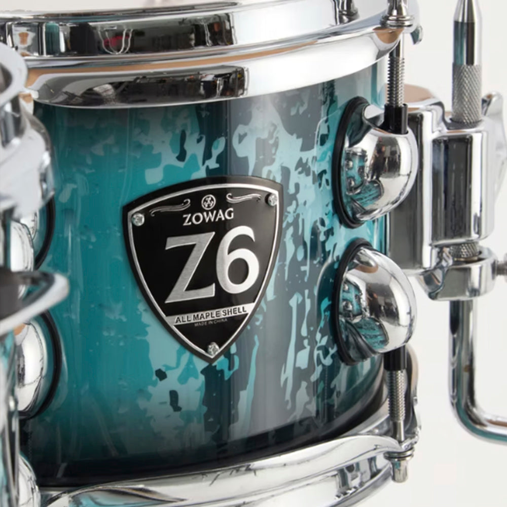 BATERIA 5 PIEZAS ZOWAG, Z6 SERIES CHINA MAPLE, Z6 MODERN FUSION, GREY SAND PARTY