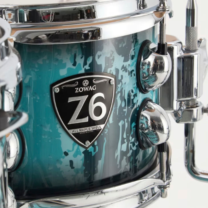 BATERIA 5 PIEZAS ZOWAG, Z6 SERIES CHINA MAPLE, Z6 MODERN FUSION, GREY SAND PARTY
